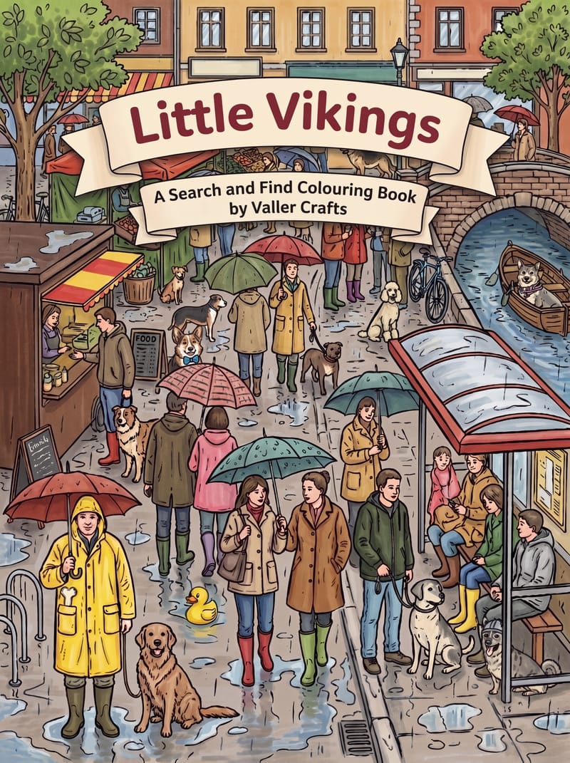 Front cover of Little Vikings: Search and Find